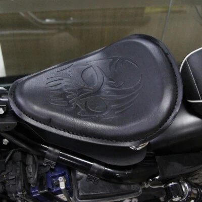 Bobber Motorcycle Solo Seat Spring Black For Honda Shadow Spirit ACE VT 1100 750 - Image 1 of 4