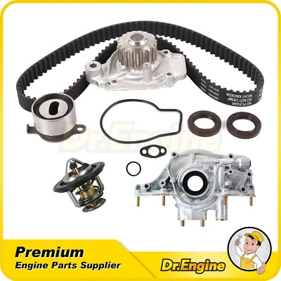 Kit de correa de distribución aceite bomba agua termostato apto para 88-91 Honda Civic CRX 1,6 L Foto 1 de 4