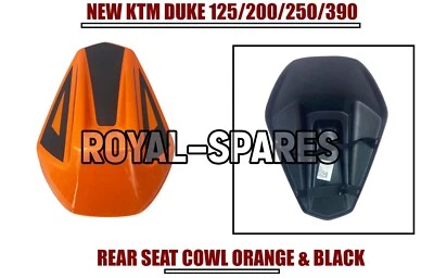 NUEVO KTM DUKE 125/200/250/390 "CAPUCHA ASIENTO TRASERO FIBRA CARBONO" Naranja y Negro Foto 1 de 4