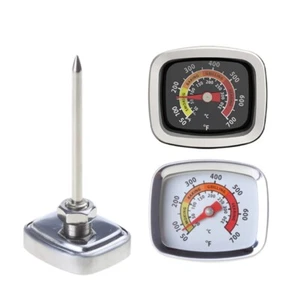 Termometro BBQ Manometri Doppio Display Temperatura Barbecue Carbone Grill Affumicatore - Foto 1 di 10
