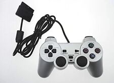 New PS2 Wired Replacement Controller Silver By Mars Devices For PlayStation 2