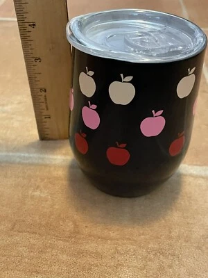 Kate Spade NY Tumbler Insulated 16 Oz Wine Orchard Apples NEW NWT - Image 1 of 4