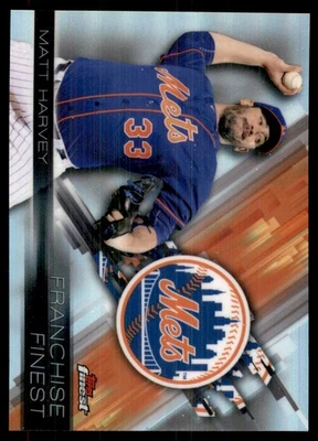 2016 Finest Franchise Matt Harvey New York Mets #FF-MH - Image 1 of 2
