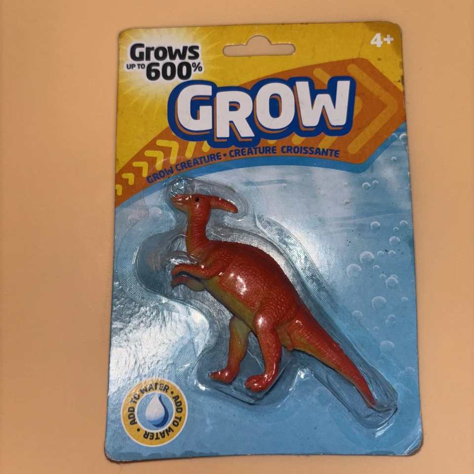 2 Grow Creature Dinosaur Toys Watch It Grows up to 600 in Water