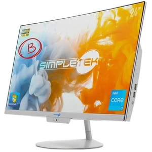 Aio Tout en Un i3 24 " Full HD Victoire 7 RAM 16GB SSD 480GB Ordinateur PC Fixe - Photo 1/11