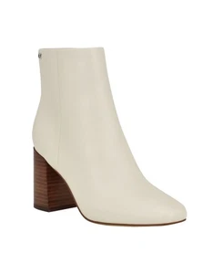 NUOVI STIVALETTI CALVIN KLEIN IN PELLE COLOR CREMA MISURA 8,5 M $169 - Foto 1 di 4