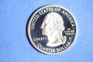 2000 S MARYLAND SILVER PROOF STATEHOOD WASHINGTON QUARTER #K57317 - Picture 1 of 2