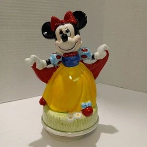 SCHMID MUSIC COLLECTIBLES MINNIE MOUSE AS SNOW WHITE . - Picture 1 of 8