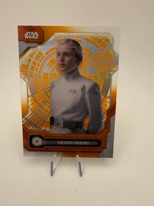 2025 Topps High Tek Star Wars Dedra Meero Morte Nera Esterno Arancione /25 13/25 - Foto 1 di 2