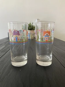 Lenox Village 14 oz glassware, set of 2, no chips or fading - Picture 1 of 5