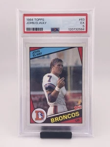 1984 Topps John Elway Rookie Card #63 PSA 5 - Bild 1 von 1