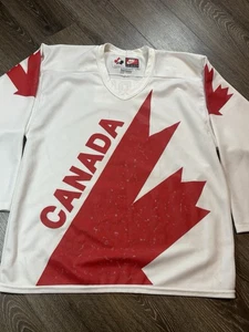 Vintage Nike Team Bobby Orr #4 Team Canada Cup Hockey Jersey White Mens Medium - Picture 1 of 8