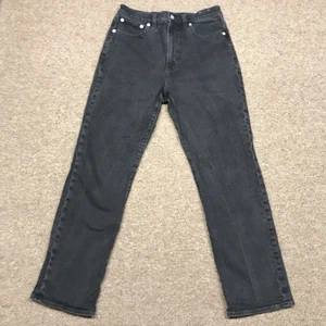 Madewell 90s Straight Jeans Damen Gr. 30 schwarz High Rise Stretch Denim Mom - Bild 1 von 15
