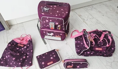 Step by Step Space Schulranzen-Set 5-teilig Unicorn Nuala beere - Bild 1 von 4