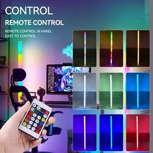 (2PK) Corner Floor Lamp Color Changing LED Floor Lamp Modern Mood W App & Remote - Picture 1 of 4
