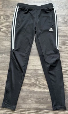 Pantalones de entrenamiento Adidas Climacool Tiro 17 negros 3 rayas para hombre talla pequeña S Foto 1 de 4