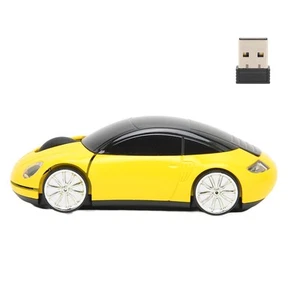 2.4GHz Wireless Car Mouse Plug And Play Battery Powered 3D Sports Car Stylin Hot - Picture 1 of 22