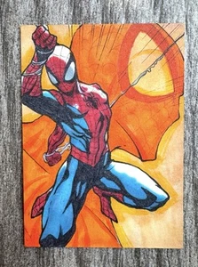 2023 LGT MARVEL SPIDER-MAN SKETCH ARTIST AUTOGRAPH AUTO RARE ORIGINAL PROFILE - Picture 1 of 2