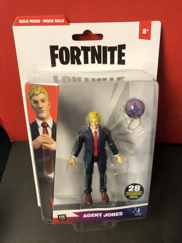 Fortnite Solo Mode Agent Jones 4" Action Figure Gift Jazwares Toys b17