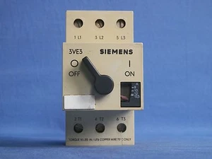 Siemens 3VE3 000-8LA00 Motor Starter 8-10A 600VAC - Picture 1 of 3