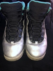 Nike Air Jordan 10 Retro GS Size 6.5Y 30TH Lady Liberty Metallic - Picture 1 of 4