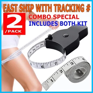 2PCS 120" Body Measuring Ruler Sewing Cloth Tailor Tape Measure Seamstress Soft - Picture 1 of 11