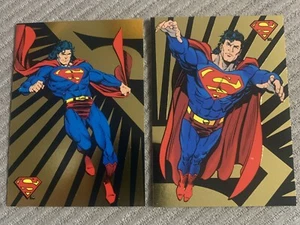 1993 SkyBox The Return of Superman Trading Card Promo Gold Foil NM SP2&3 (von 4) - Bild 1 von 5