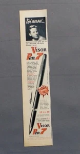 ANTIQUE ADVERTISEMENT AD ADVERTISE CLIPPING 181017 VISOR PEN 7 YOU TOO NOW - Picture 1 of 1