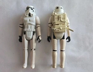 2 1977 Vintage Star Wars Imperial Stormtrooper Action Figures Kenner - Picture 1 of 6