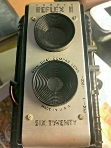 1950s - Compco Reflex II Six Twenty-81mm Dual Compar Lens - Bakelite Body - U.S.A. (CT - Bild 1 von 5