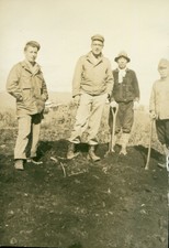 Nov 1945 1299th ENGR C BN Sgt Treat & Pfc Connolly Camp Morioka Japan Photo 