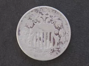 1868 Shield Nickel Great Type Coin U. S. Coin D7678 - Picture 1 of 2