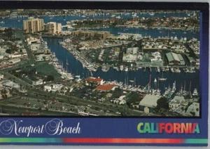 Newport Beach California Continental Chrome Postcard - Picture 1 of 2