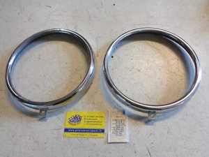 COPPIA CORNICI FANALI ANT AUTOCARRO ALFA ROMEO - ISOTTA FRASCHINI - OM - FIAT - Imagen 1 de 3