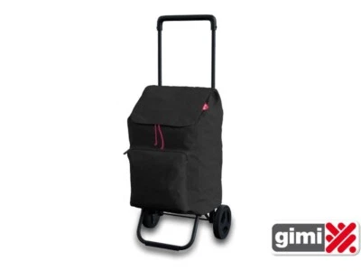 GIMI CARRELLO SPESA ARGO NERO  IMPERMEABILE CAPACITA' 42 L 30 KG.MAX 791250 - Immagine 1 di 4