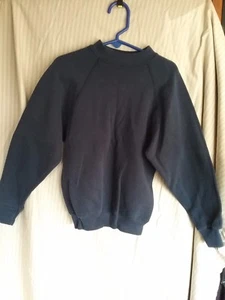 Tultex Unisex Dark Navy School Uniform Sweatshirt Size S (8) - Picture 1 of 7