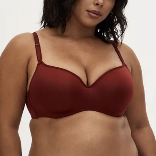 Torrid Sexy Lipstick Red Lace Bralette & Caged Panty SET Plus Size 2X,  18/20