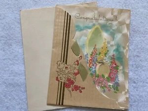 Congratulations Unused Greeting Card - Picture 1 of 2