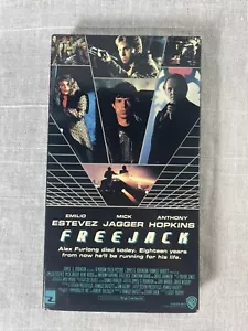 Freejack (VHS 1992) Mick Jagger Emilio Estevez Sci-Fi Action Thriller VGC - Picture 1 of 8