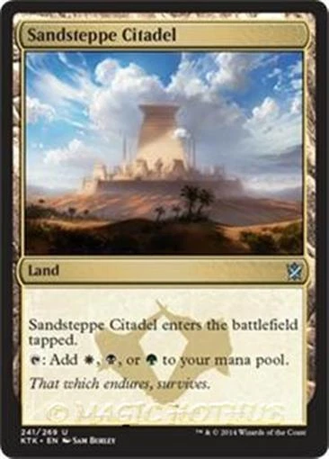 MTG - SANDSTEPPE CITADEL - Khans of Tarkir (U) - Image 1 of 1