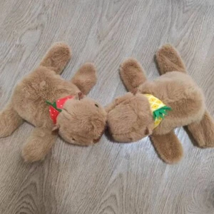 Plush Capybara Slap Bracelets Stuffed Dolls Animal Clap Ring Kids Gift - Picture 1 of 7