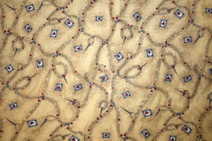 MY SILVER THIMBLE IN COUNTRY BROWN DI DEBBIE MUMM - TESSUTO COTONE - Foto 1 di 3