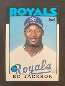 Tarjeta de radiocontrol de novato Bo Jackson Kansas City Royals 1986 Topps intercambiada #50T - #112424B - Imagen 1 de 2