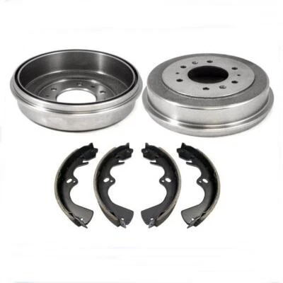 Rear Brake Drums & Brake Shoes for 1986 1990 1991 1992 1993 Mazda B2000 B2200 - Image 1 of 4