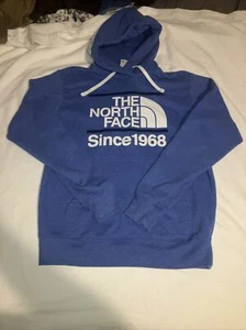 The North Face Hoodie Herren Gr. Small Blau Pullover Kängurutasche - Bild 1 von 10