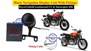 Royal Enfield "Black Navigation Display Unit With Fitting Gt & Interceptor 650" - Picture 1 of 10