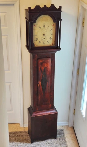 18th  Century American Grandfather Clock, Wooden Works for restoration Cover
