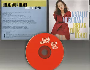 10,000 Maniacs NATALIE MERCHANT Break your Heart EDIT PROMO CD single jewel Box - Picture 1 of 1