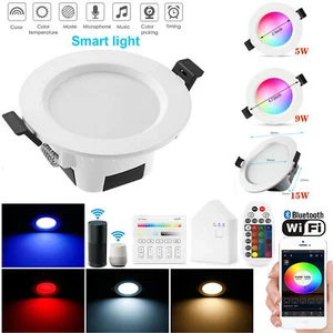 20X LED Einbaustrahler Deckenleuchte 5W/9W/15W Einbauleuchte Deckenspot Strahler - Bild 1 von 22