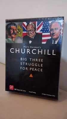 Churchill - Big Three Struggle For Peace - GMT Games - New & factory sealed - Imagem 1 de 3